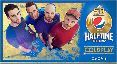 酷玩乐队(Coldplay)将献唱超级碗