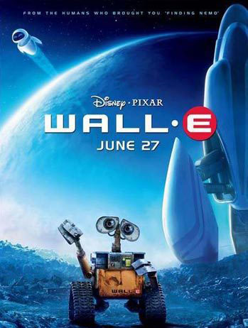 《机器人总动员》中可爱的Wall·E是一台垃圾压缩处理机器人