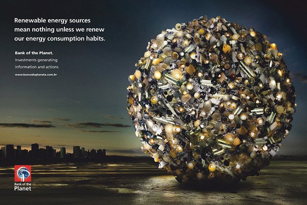 亞馬遜星球銀行創意廣告設計