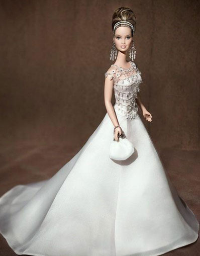 芭比娃娃婚纱图片_芭比娃娃蛋糕图片婚纱(2)