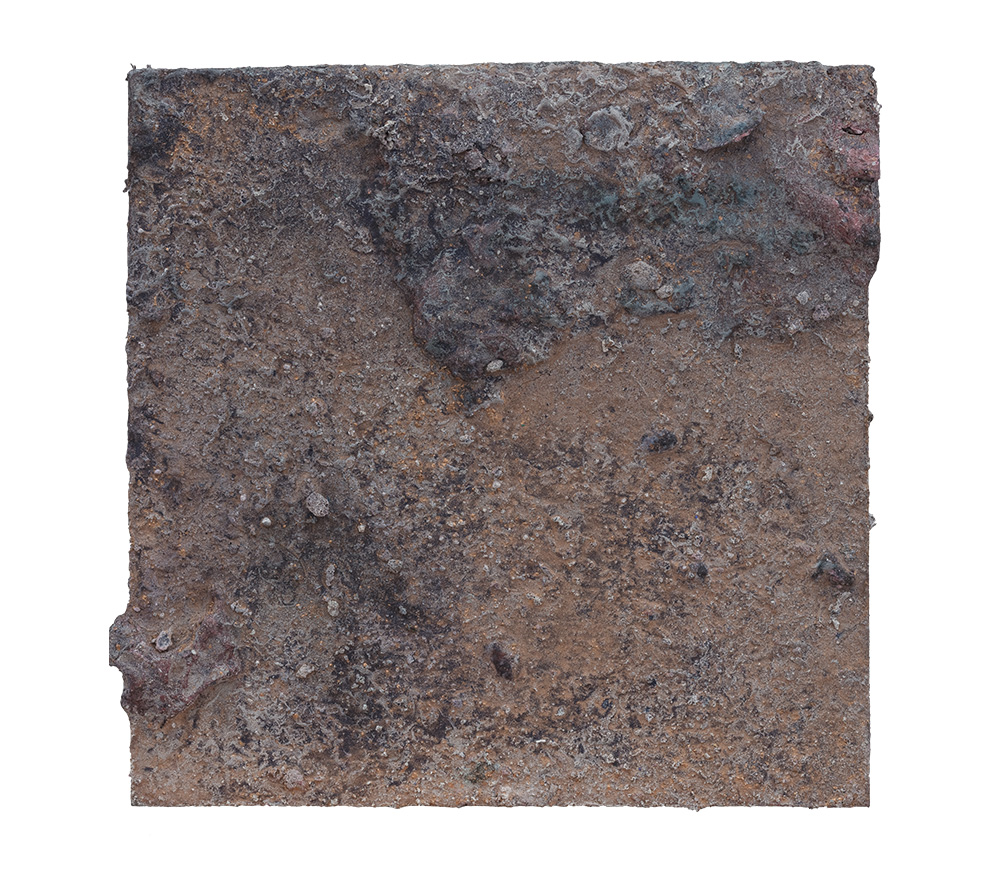 《金银蚀》十--40x40cm--木质构造、麻纸、矿物·植物·土质颜料、箔--2017年.jpg