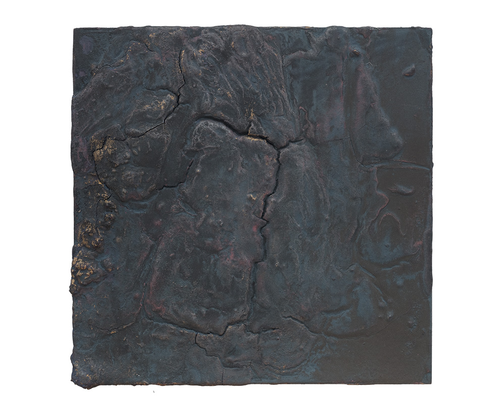 胡伟《黑漆古》七--50x50cm--木质构造、麻纸、矿物·植物·土质颜料、箔--2015年-.jpg