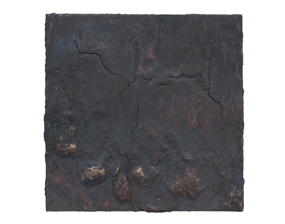 胡伟《黑漆古》六-50x50cm--木质构造、麻纸、矿物·植物·土质颜料、箔--2016年-.jpg
