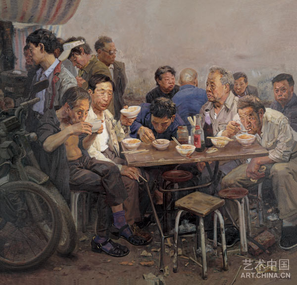 再现现实主义之光--访著名青年油画家忻东旺教