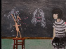 Zhu Hui,Class over, Oil on Canvas, 120x150 cm 2008 朱慧 下课了 布面油画 120×150 cm 2008 