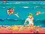 哪咤闹海后After Nezha stirs up the sea布面油彩•丙烯canvas greasepaint • Acrylic160×220 cm2009