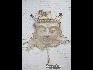 Cowskin Buddha Face No.13牛皮佛脸13号, 2010, Cowskin牛皮, 281x234x50cm, ©Zhang Huan Studio