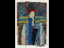 卡西米尔·马列维奇   《人物》 1929  6.6cmx4.7cm  水彩、纸上蜡笔