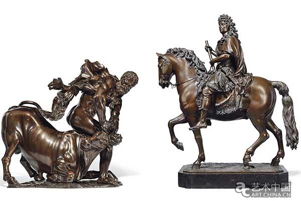 法兰西路易十四时期青铜雕像在佳士得进行展出