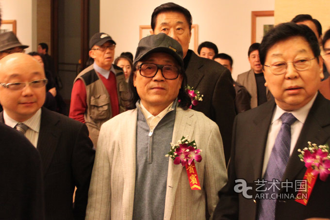 当代著名中国画家石齐大展在中国美术馆举行(