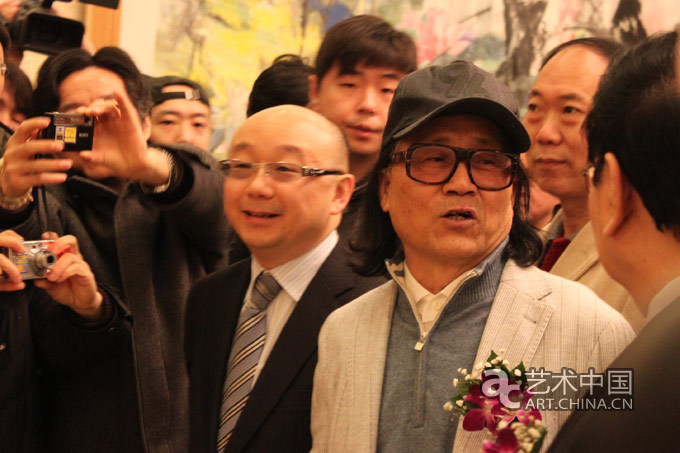 当代著名中国画家石齐大展在中国美术馆举行(