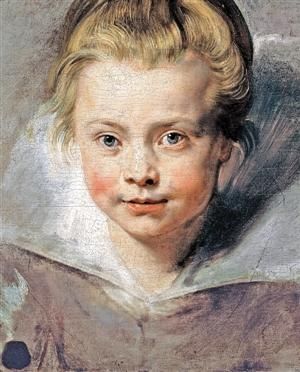 鲁本斯为女儿画的《克拉拉·赛琳娜·鲁本斯的肖像》。 (主办方供图)