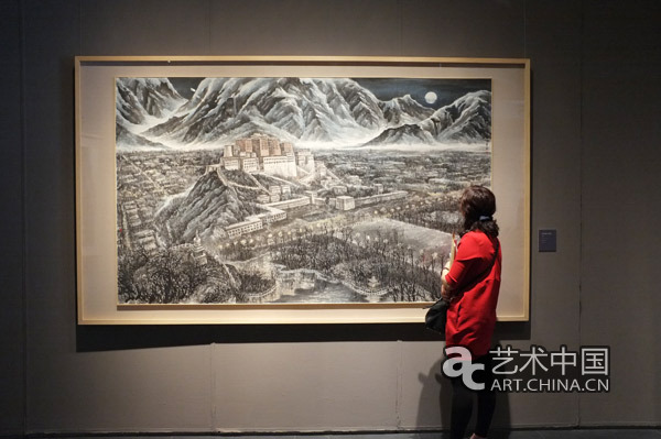 画家刘墉个展首次亮相大陆 60幅力作为身份正